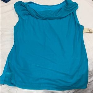 NWT Coldwater creek Lg mixed media sleeveless top